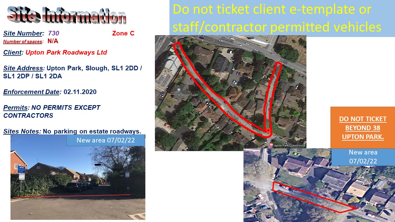 Upton Park, Slough, SL1 2DD / SL1 2DP / SL1 2DA Property Parking Portal